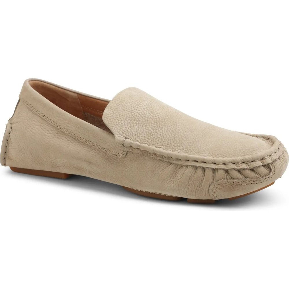Gentle Souls by Kenneth Cole Mateo Beige Suede Drivers Men's Shoes